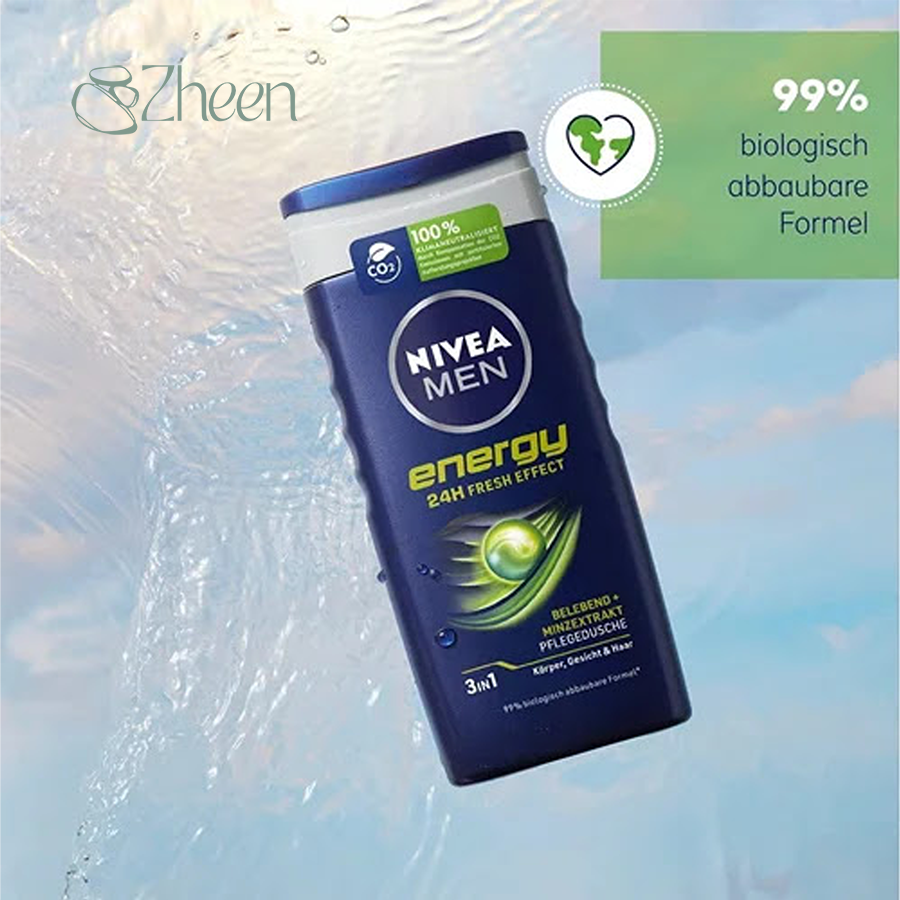 شامپو سر و بدن انرژی مخصوص آقایان نیوا 250 ml